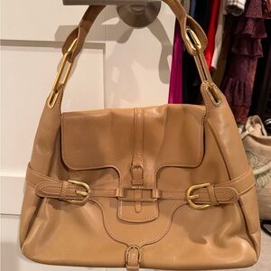 Jimmy Choo leather shoulder bag